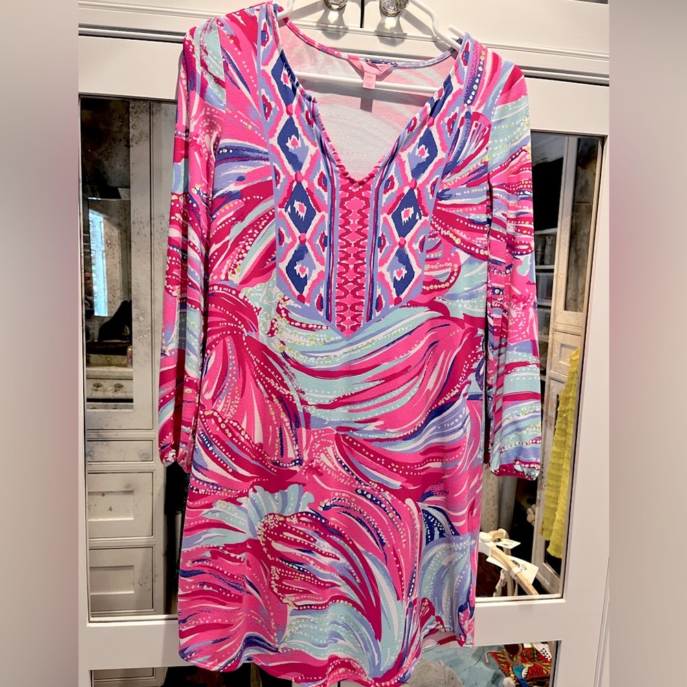 Vineyard Vines, 3 quarter length sleeve dress